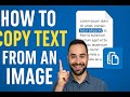 How to copy text from an image. Part 1 #tutorial