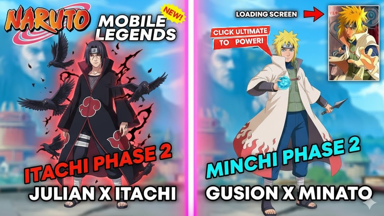 "Naruto Phase 2:🔥 Itachi & Minato's MLBB Debut!"
