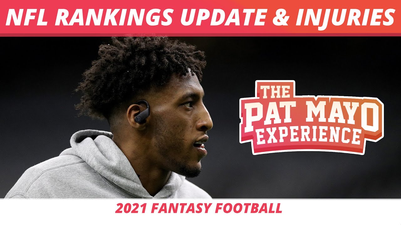 lomme vækstdvale Brace 2021 Fantasy Football Rankings Update | 2021 NFL Injuries, News & ADP -  YouTube