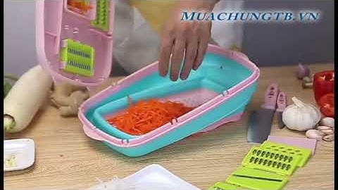 Bộ dụng cụ cắt gọt rau củ quả đa năng thông minh gấp gọn