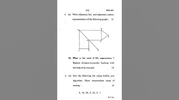 IGNOU |•|(MCS 21) Data and File Structure Question Paper|•|JUNE 2020 |•|Own Classroom