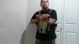 Saiga 12 Shotgun Shell Ejecting Homemade Cardboard