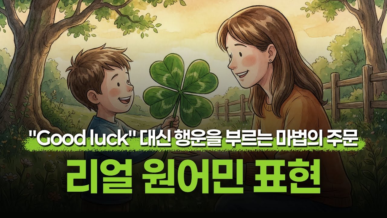 [리얼 원어민 영어] 🍀