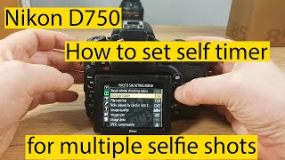 Nikon D750 how to take multiple selfie shots. screenshot 4