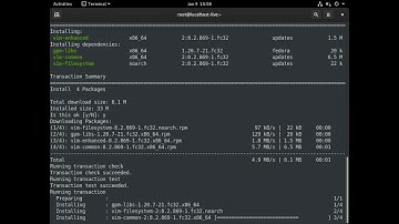 Fedora Workstation 32 installation in KVM