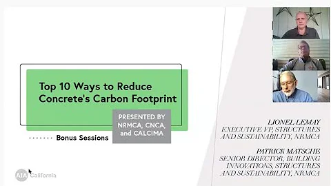 AIA CA Climate Action Webinar Series | Top 10 Ways...