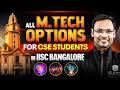 All M.Tech Options for CSE Students in IISc Bangalore | Complete Guide