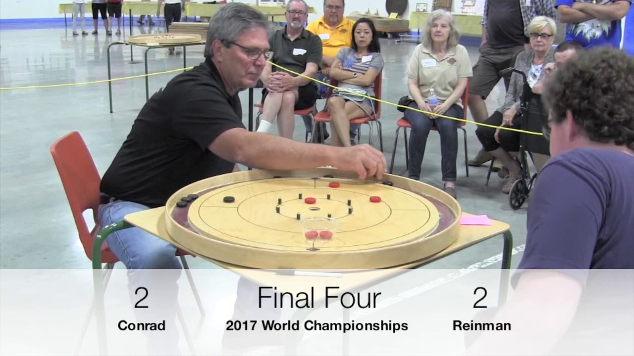 Crokinole 2017 World Championship Top 4 - Reinman v Conrad