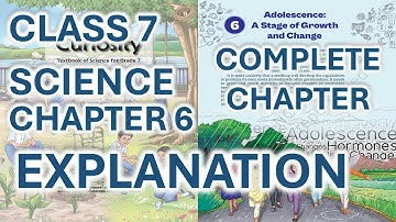 Class 7 Science Chapter 6 | Adolescence : A Stage of Growth and Change | CBSE NCERT New