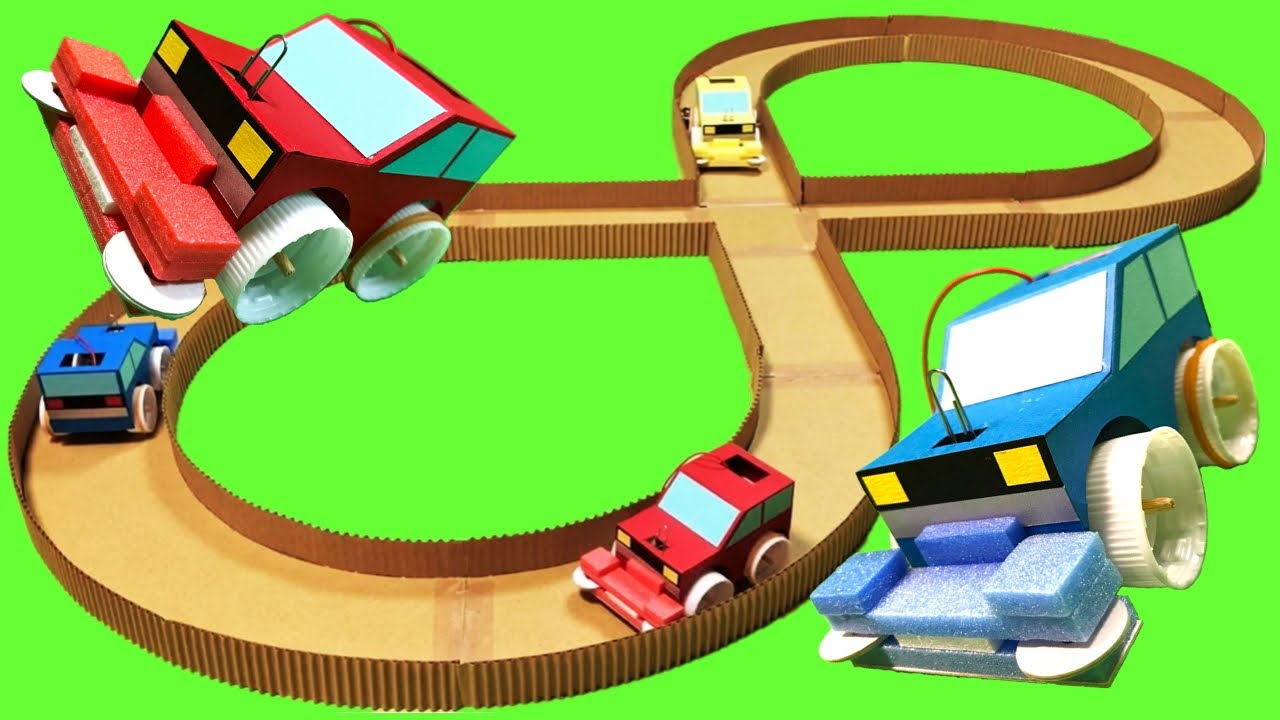 モーターカー モーターの力で動く車 工作 Youtube