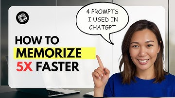 HOW TO MEMORIZE 5X FASTER Using ChatGPT (4 Simple Prompts!)