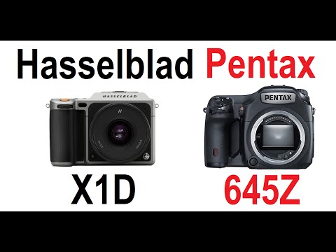 Hasselblad X1D vs Pentax 645Z