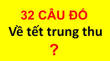 32 Câu Đố Trung Thu: 99% Người Xem Sai Ít Nhất 1 Câu!