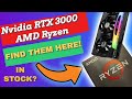 HOW TO FIND RTX 3000 GPUs AND AMD RYZEN 5000 IN STOCK, UPDATED