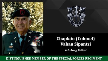 Colonel Chaplain Vahan Sipantzi - DMOR