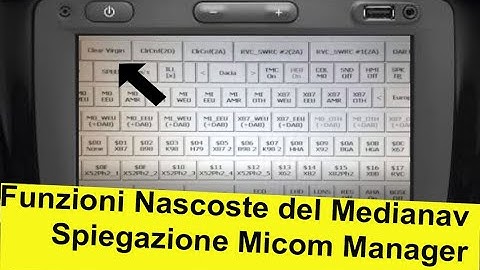 Medianav Funzioni nascoste nel Micom Manager Tutorial