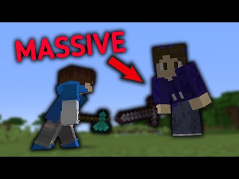 Minecraft, But My Friend Is A GIANT...