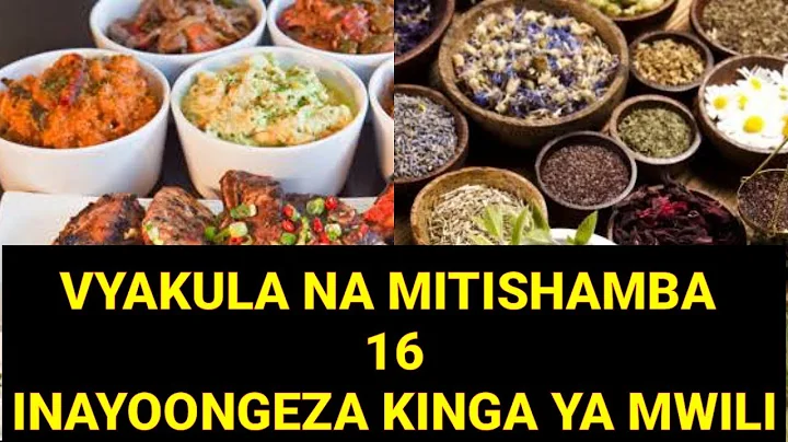 VYAKULA KUMI NA SITA VINAVYOONGEZA KINGA YA MWILI