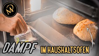 Dampf erzeugen im Haushaltsofen - so einfach geht's