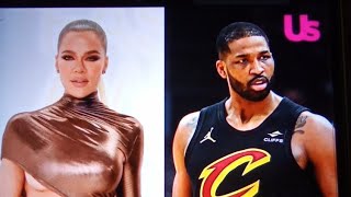 Khloe Kardashian & Tristan Thompson she took the children to the game.  LETS TALK ABOUT IT MEDIA 21