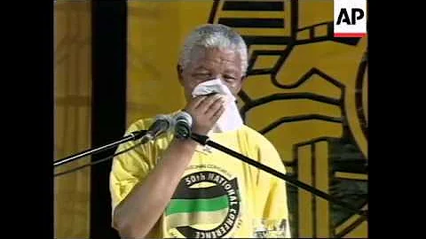 SOUTH AFRICA: ANC 50TH NATIONAL CONFERENCE: MANDELA SPEECH