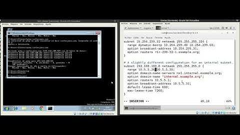 Configuracion de un servicio DHCP en Centos con conexion en cliente Windows