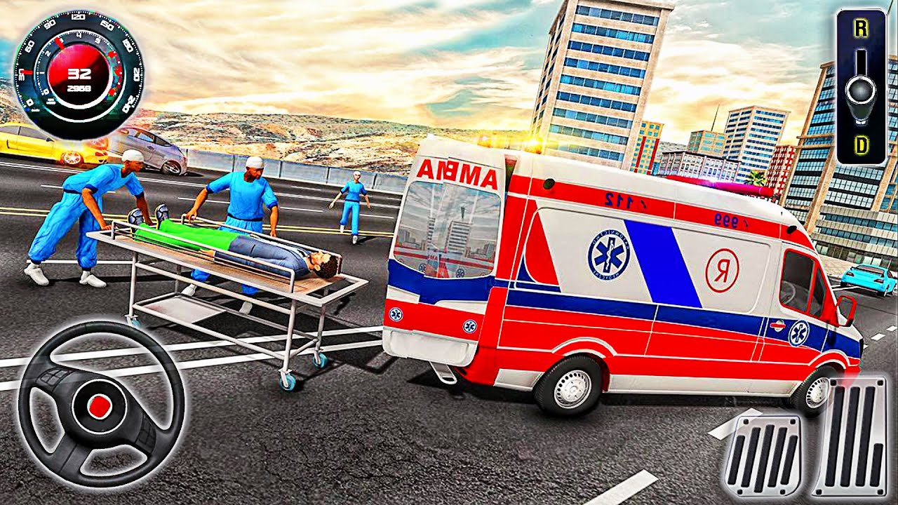 Emergency City Transport Driver - Ambulance Rescue Van Drive 3D - Best Android GamePlay