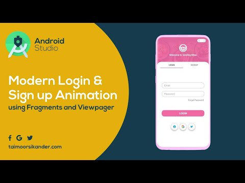 Android Login Screen | Login Android Studio | Android Studio