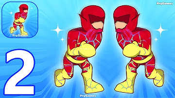 Shape Switch: Hero Master - Gameplay Walkthrough Part 2 Hero Runner Shapeshifter Transform Race