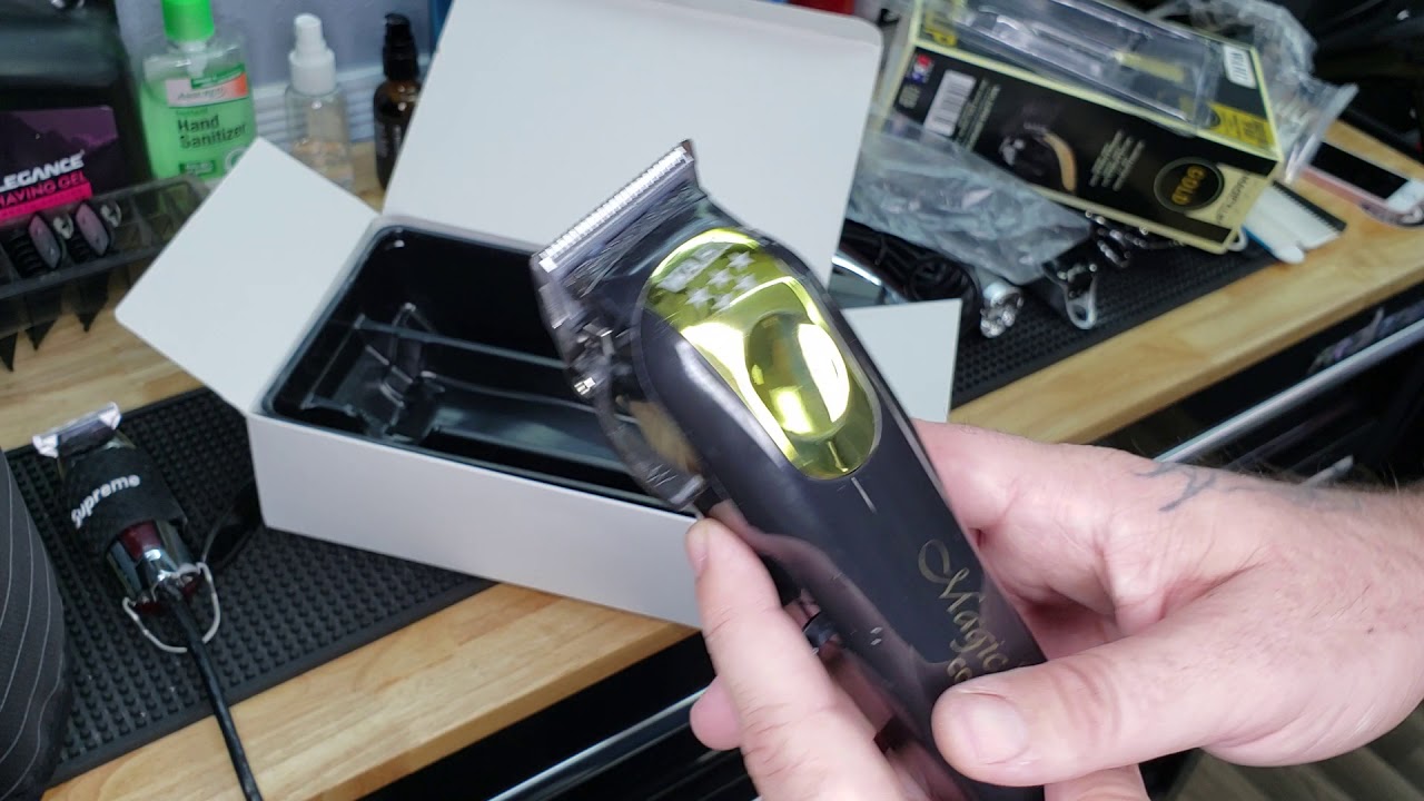 Replica Wahl Magic Clip Black/Gold UNBOXING 