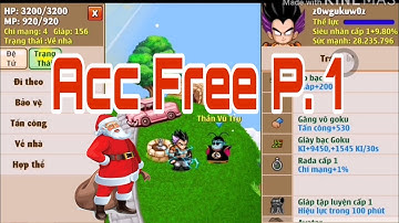 Ngọc Rồng Online - Cho Acc Ngọc Rồng Tài Khoản Ảo P.1