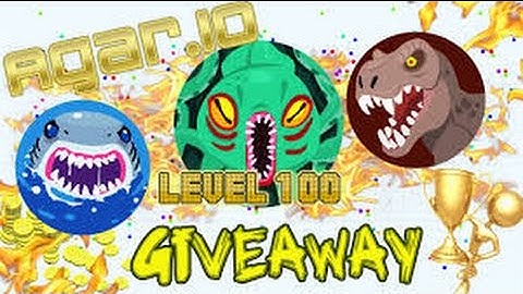 AGAR.IO // GIVEAWAY: 10,000 COINS + LEVEL 100 ACCOUNT // AGARIO