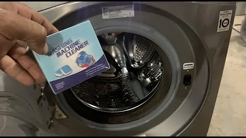 Como usar pastilha de limpeza na máquina de lavar?
