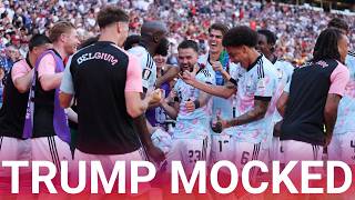 Belgium mock Donald Trump with iconic dance following thumping victory over team USA