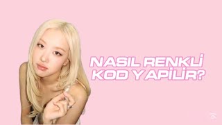 NADIL RENKLİ KOR YAPILIR? | Rose'yle Öğren #1|#keşfetbeniöneçıkar #keşfet #blackpink #rose || 🫶🏻💗🤍  screenshot 4
