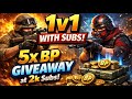 CODM MP Ranked | 5x BP Giveaway at 2k subs | 1v1 with subs