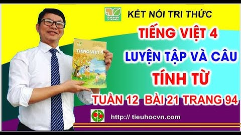 Tiếng Việt 4 Bài 21 Luyện từ và câu: Tính từ | Kết nối tri thức Tuần 12 trang 94
