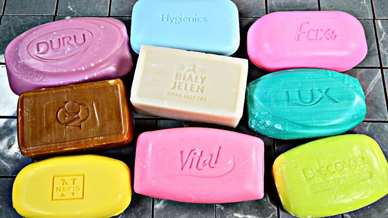 ASMR SOAP. 💛🩷💙Резка сухого мыла. Satisfying video💛🩷💙