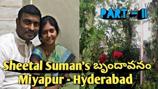 Beautiful garden of Mrs.Sheetal Sumans Brindavanam -Miyapur - Part -2/Terrace Garden/Regs Gardener