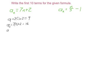 Algebra2 9.1 Mathematical Patterns