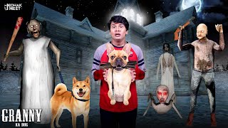 GRANNY KA DOG SHORT FILM : ग्रैनी डॉग | EVIL NUN : THE BROKEN MASK | HORROR GAME || MOHAK MEET