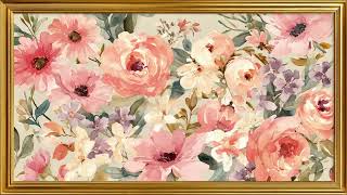 Pastel Botanical Watercolor Collection | Minimalist Floral Frame TV Art (4K) screenshot 5