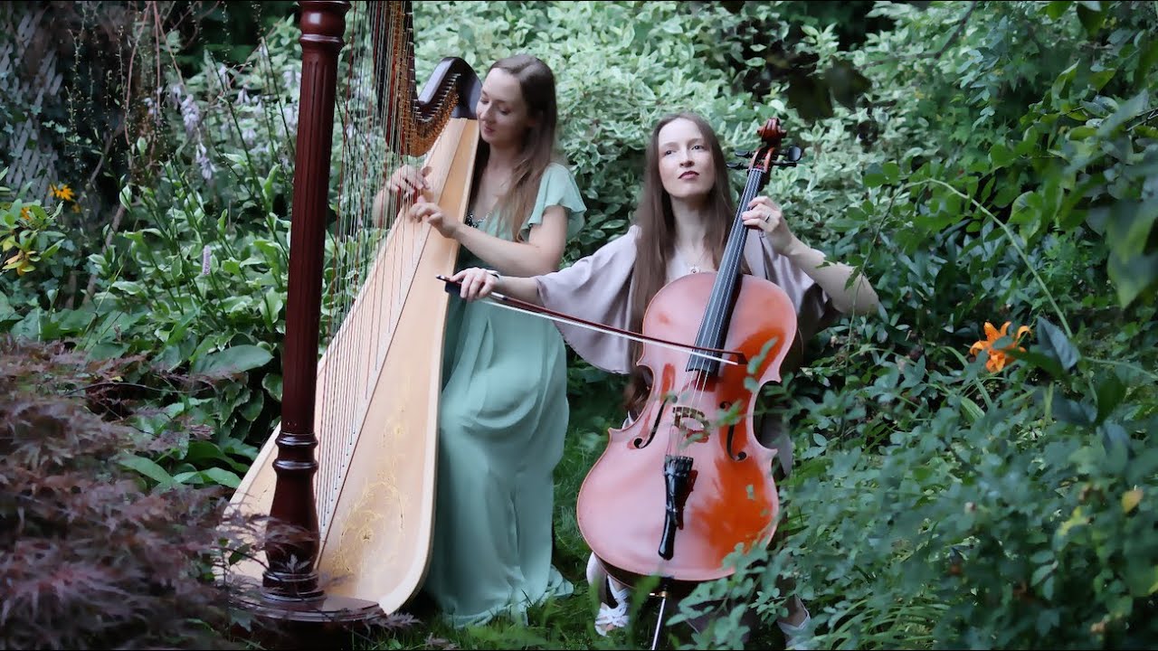Golden Hour by JVKE played by Liz the cellist and Rachel the harpist