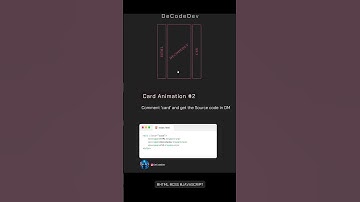 Card Animation Part 2 using HTML & CSS #animation #css #webdevelopment
