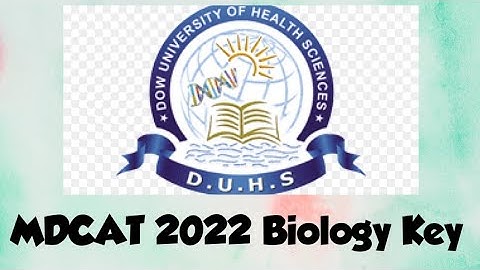 MDCAT 2022 | Biology Key | Sindh Test