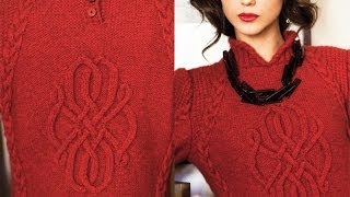#2 Slant Cable Pullover, Vogue Knitting Winter 2012/13