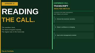 How to Read an Earnings Call Transcript With AI — 3 Prompts to Find What Management Avoided