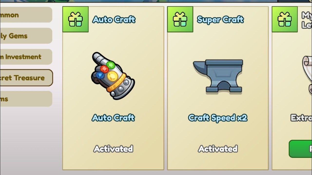 Buying Auto Craft Super Craft Then I Gifted My Alt Auto Craft In 