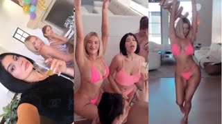 Kylie Jenner Continues to Celebrate Stassie's Birthday with a Pool Party