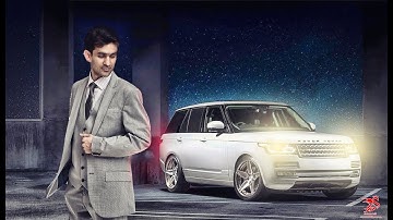 Range Rover car ad manipulation photo tutorial  edit by salman ibrahim